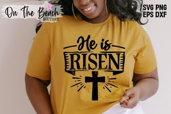 Download He is Risen SVG Easter Cross SVG Jesus - Premium Resources