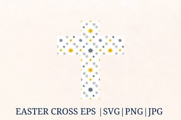 Download Floral Easter Cross SVG PNG - Premium Resources