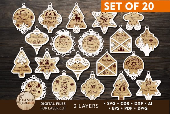 Download CHRISTMAS ORNAMENTS BUNDLE - Christmas ornament Collection