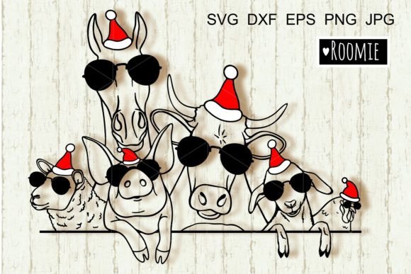 Download Christmas Farm Animals - Premium Resources