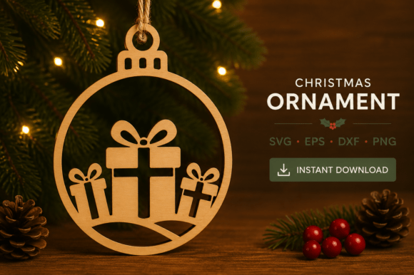 Download Christmas Ornament Laser Cut SVG - Christmas ornament Collection