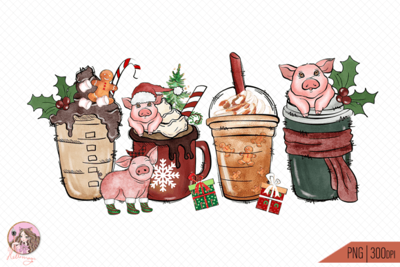 Download Christmas Farm Animals Sublimation - Premium Resources