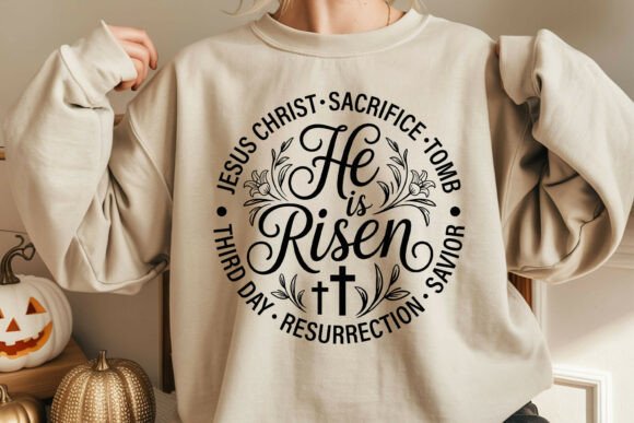 Download He is Risen SVG, Easter Cross Svg - Premium Bundle